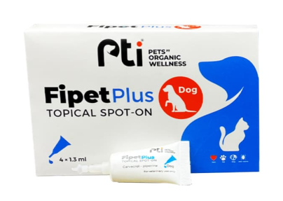 Pti Fipet Plus Topical Spot-on For Small Dogs up to 10Kg 1.3ml