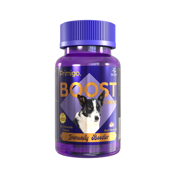 Primigo Boost Canine Immunity Booster With Beef Flavor  For Dogs (60 Tablets)