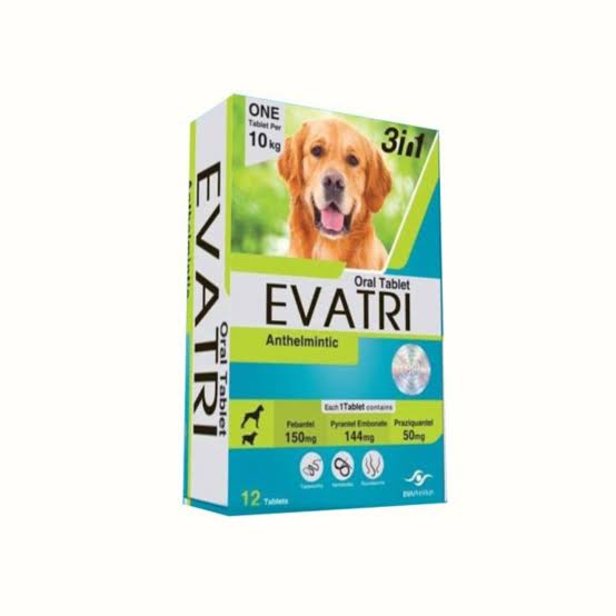 Evatri Dogs 1 Deworming Tablet (10Kg)