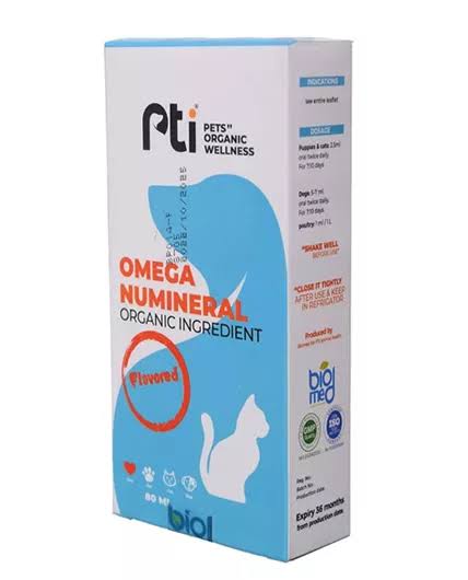 PTI Omega Numineral For Dogs And Cats 80 Ml